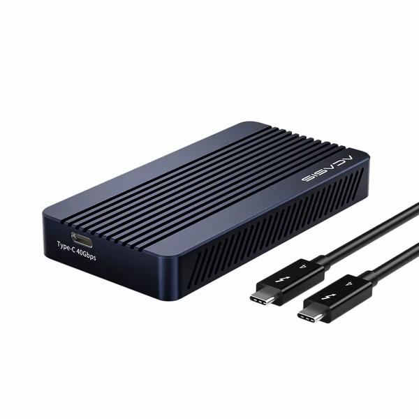 Acasis 40Gbps M.2 NVMe SSD Enclosure – Thunderbolt 3/4 & USB 4 – Tool-Free Design (With/Without Fan Option) Acasis 40Gbps M.2 NVMe SSD Enclosure – Thunderbolt 3/4 & USB 4 – Tool-Free Design (With/Without Fan Option)